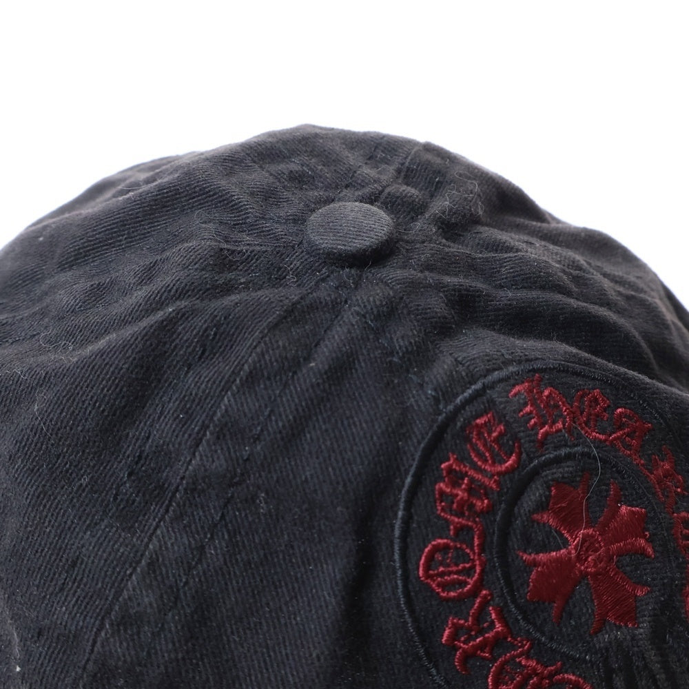 CHROME HEARTS(クロムハーツ) CHクロス刺繍 オールド キャップ ブラック