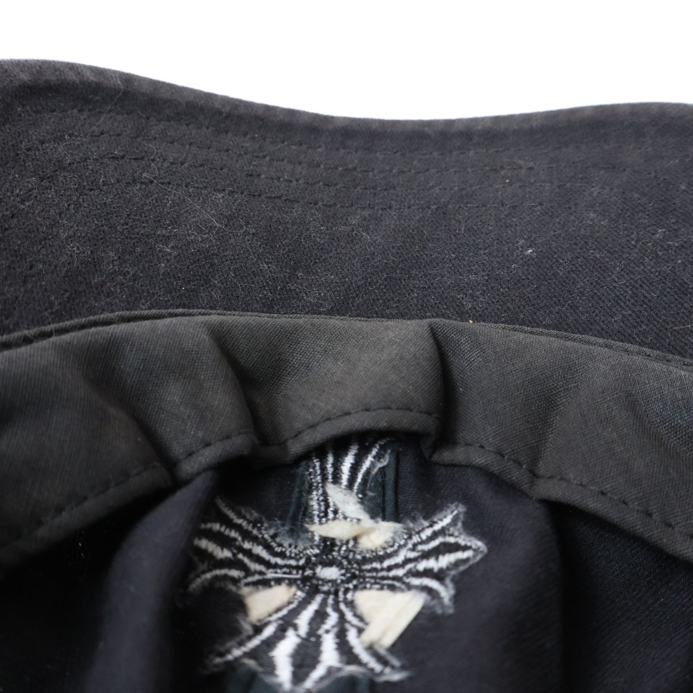CHROME HEARTS(クロムハーツ) CHクロス刺繍 オールド キャップ ブラック