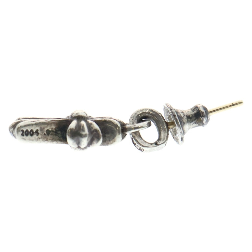 CHROME HEARTS(クロムハーツ) BBY F PPRCHN ベイビーファットクロス ドロップピアス シルバー BCA090