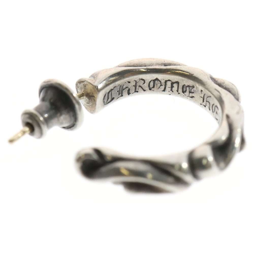 CHROME HEARTS(クロムハーツ) HOOP SCROOL スクロール フープピアス シルバー BCA102