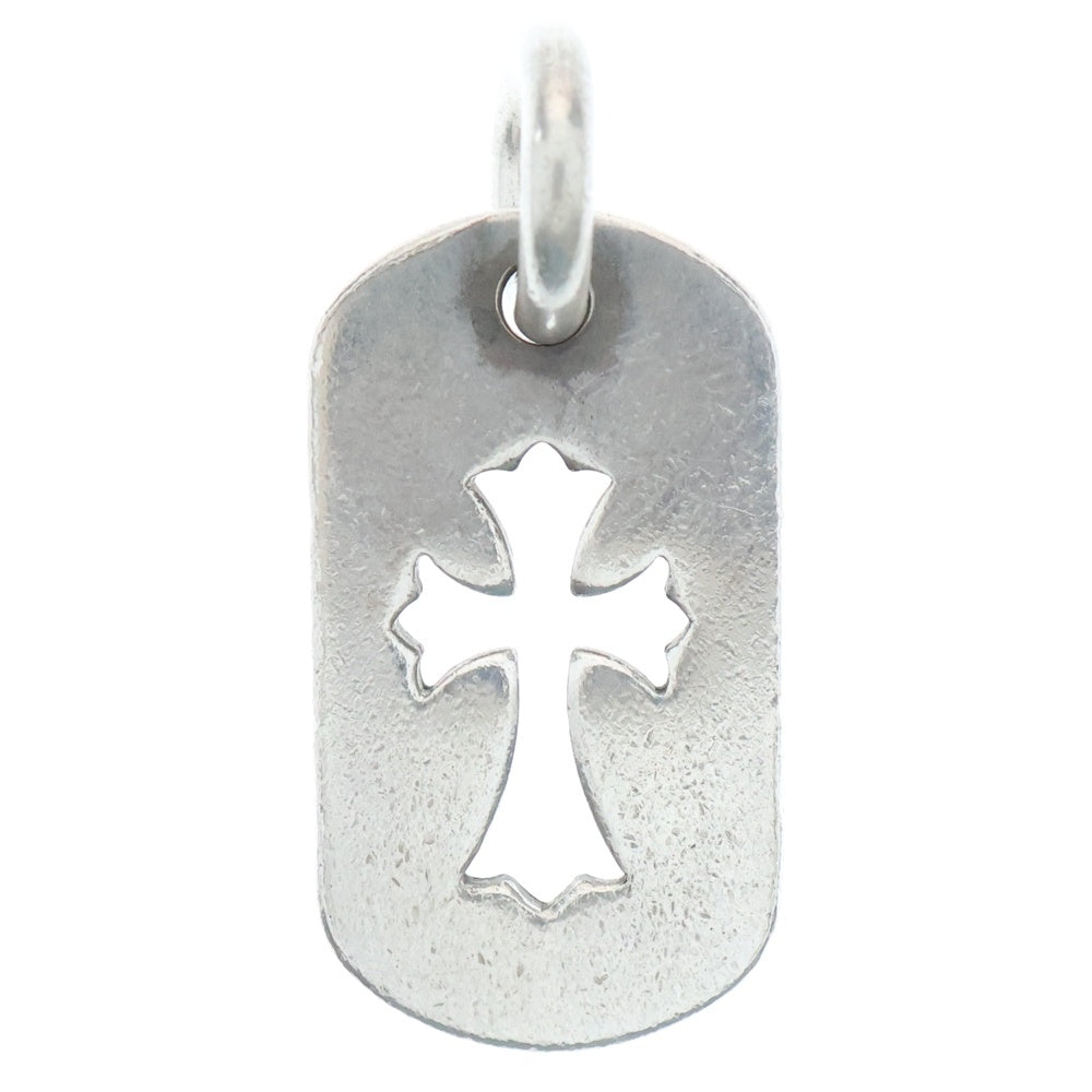 CHROME HEARTS(クロムハーツ) D TAG SML CO CRS カットアウトクロスドッグタグ スモール ペンダントトップ シルバー BCA242