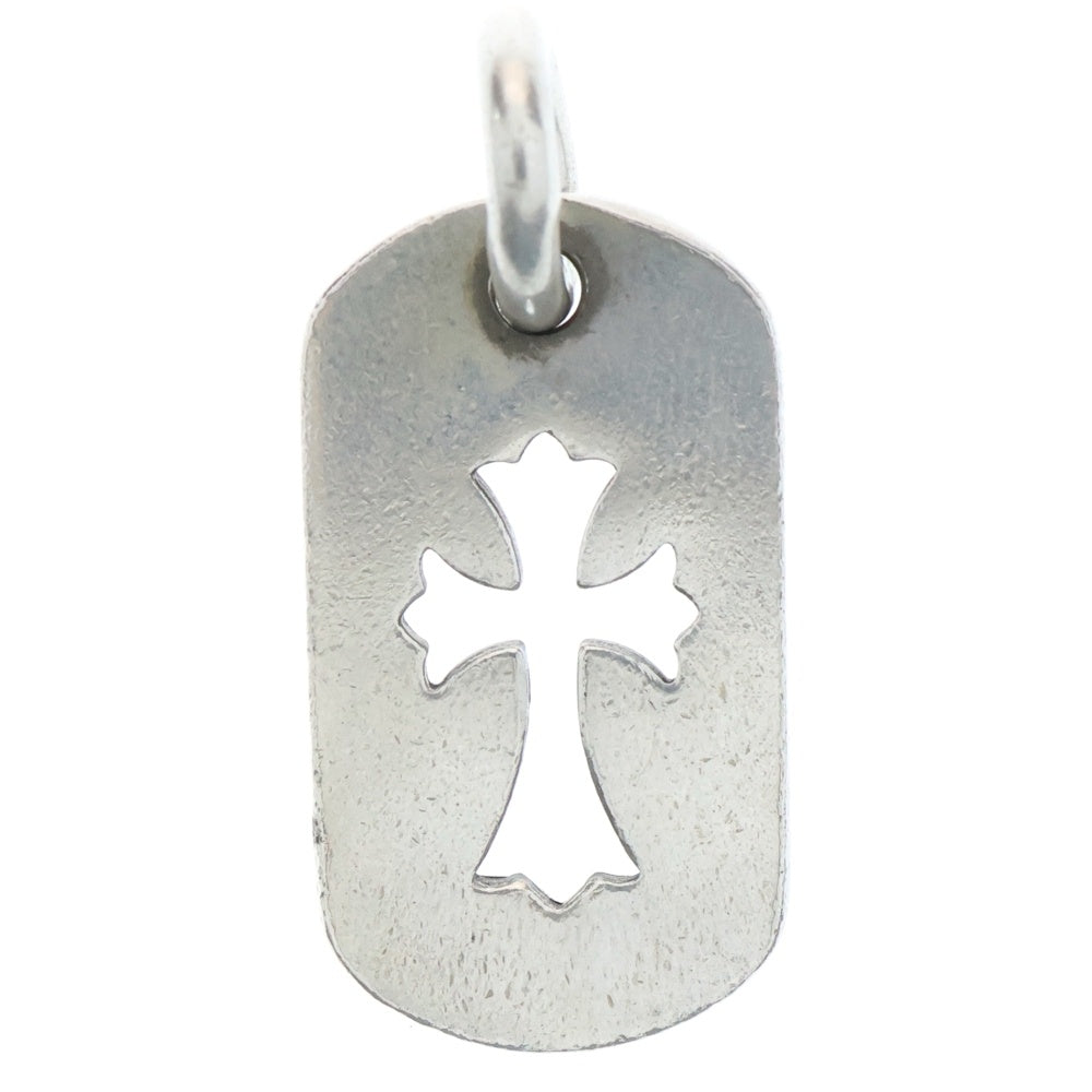 CHROME HEARTS(クロムハーツ) D TAG SML CO CRS カットアウトクロスドッグタグ スモール ペンダントトップ シルバー BCA242
