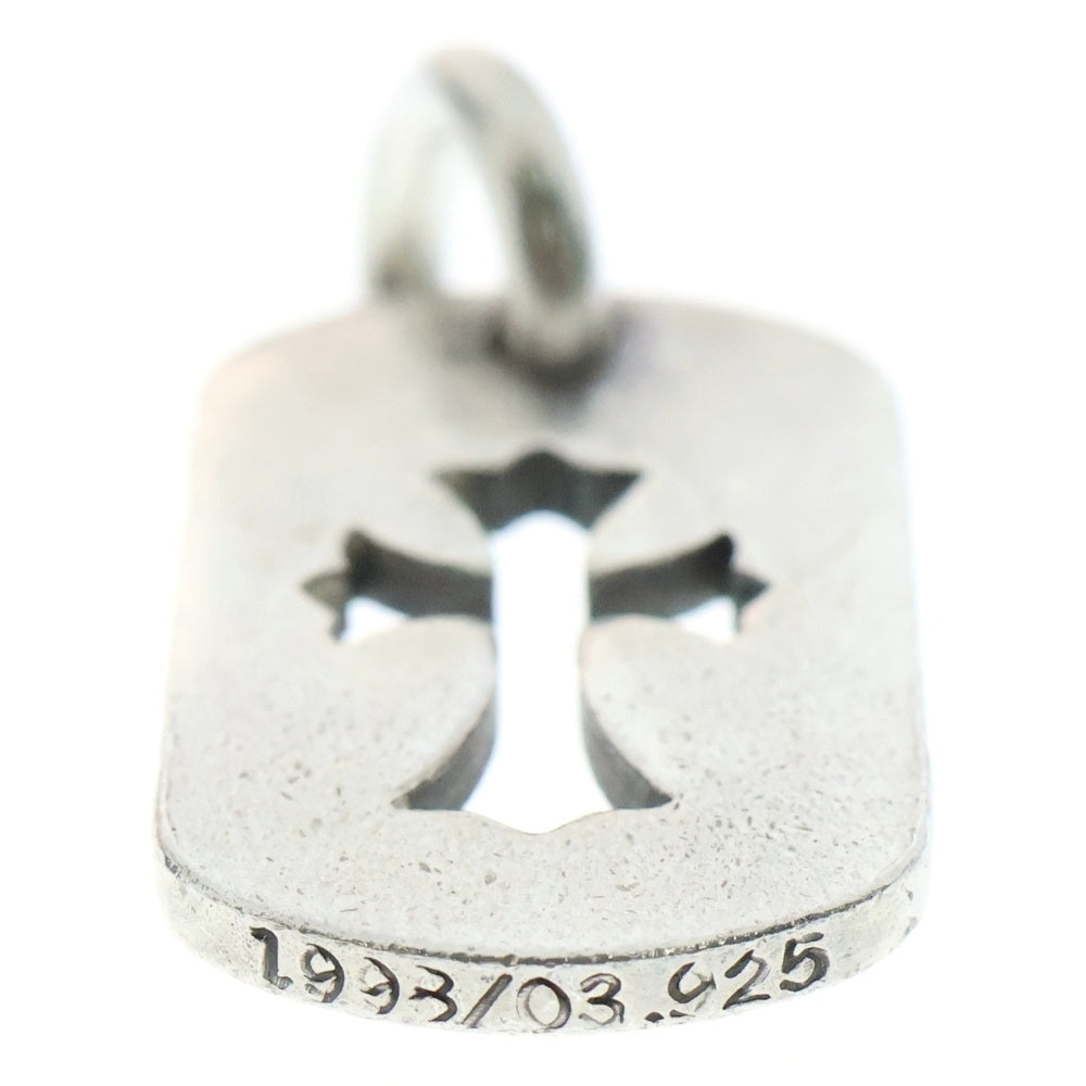 CHROME HEARTS(クロムハーツ) D TAG SML CO CRS カットアウトクロスドッグタグ スモール ペンダントトップ シルバー BCA242