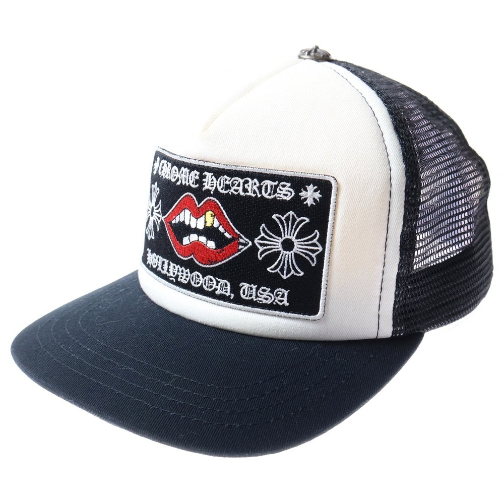 CHROME HEARTS(クロムハーツ) × MATTYBOY CHOMPER TRUCKER CAP マッティボーイ チョンパー トラッカーキャップ 帽子 ブラック/ホワイト