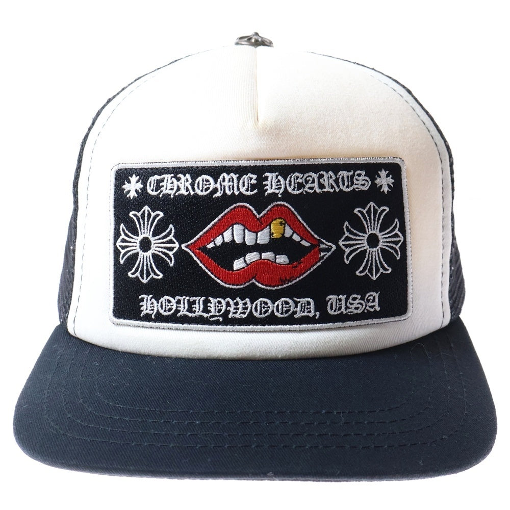 CHROME HEARTS(クロムハーツ) × MATTYBOY CHOMPER TRUCKER CAP マッティボーイ チョンパー トラッカーキャップ 帽子 ブラック/ホワイト