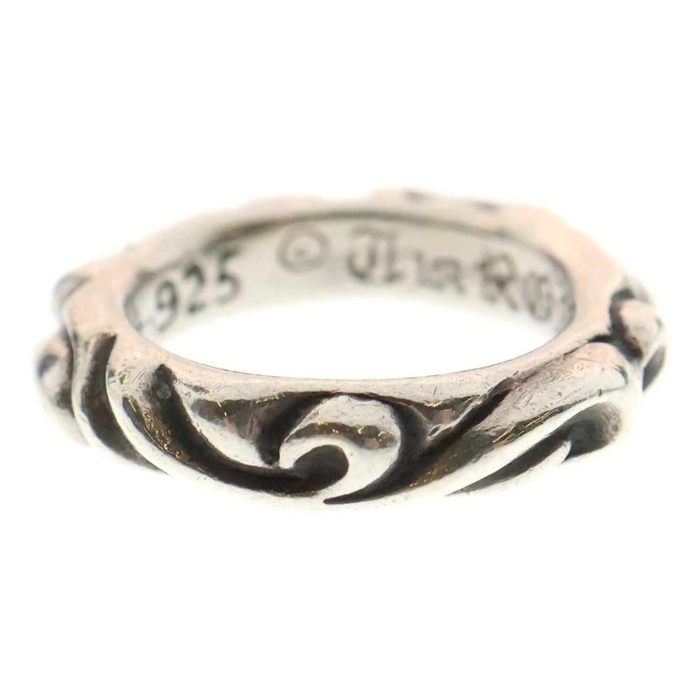 CHROME HEARTS(クロムハーツ) SCRL BAND スクロールバンド リング シルバー BCA351