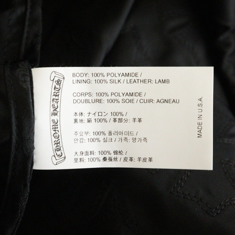 CHROME HEARTS(クロムハーツ) PUDDLES CHプラスパッチ付きナイロンフーデッドコート