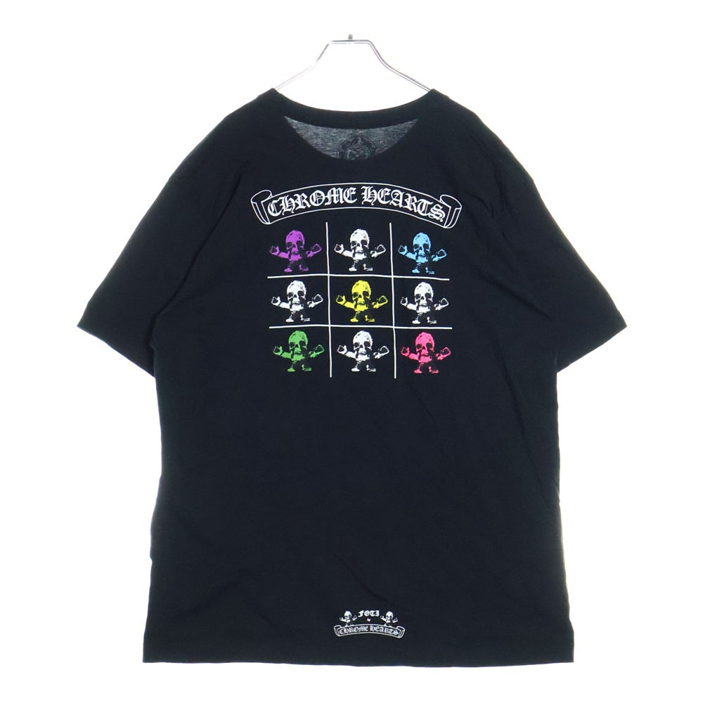 CHROME HEARTS(クロムハーツ) FOTI Harris Teeter TIC TAC TOE 半袖カットソーTシャツ ブラック
