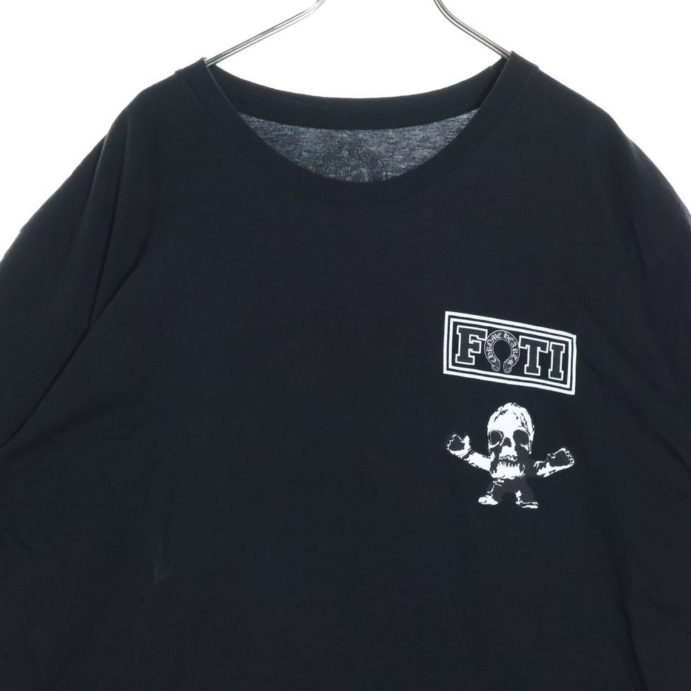 CHROME HEARTS(クロムハーツ) FOTI Harris Teeter TIC TAC TOE 半袖カットソーTシャツ ブラック