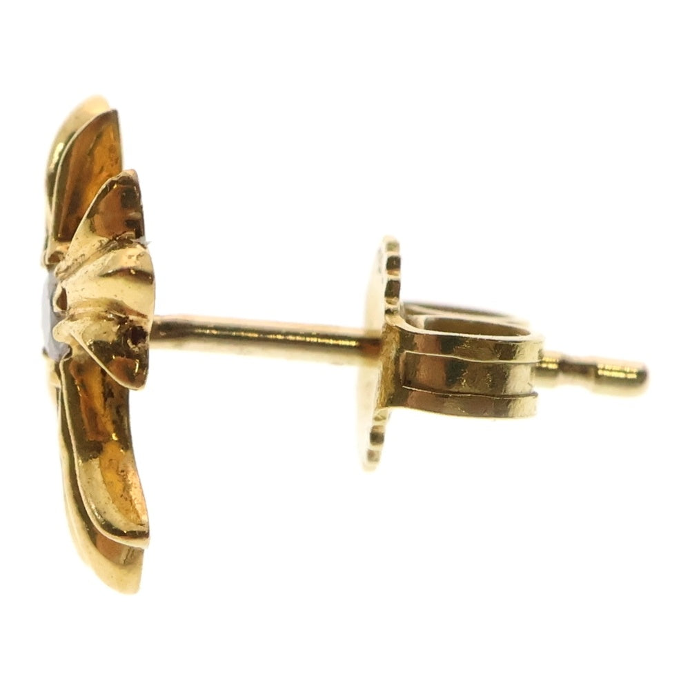 CHROME HEARTS(クロムハーツ) 22K No2 CH CRS DIA 22K CHクロススタッド 1ダイヤ ゴールドピアス