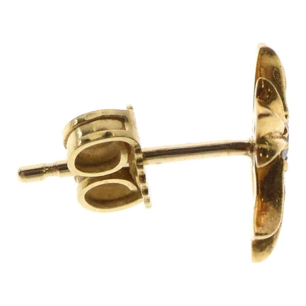CHROME HEARTS(クロムハーツ) 22K No2 CH CRS DIA 22K CHクロススタッド 1ダイヤ ゴールドピアス