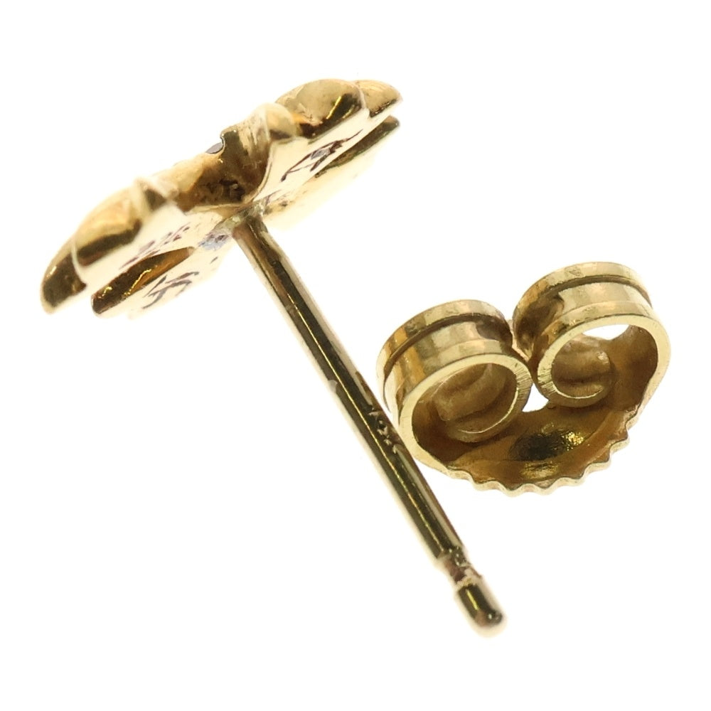 CHROME HEARTS(クロムハーツ) 22K No2 CH CRS DIA 22K CHクロススタッド 1ダイヤ ゴールドピアス