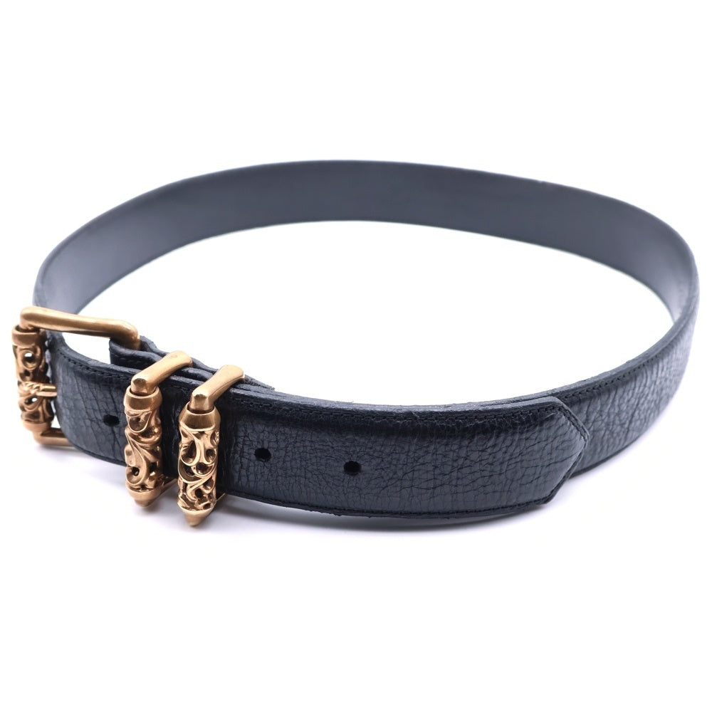 CHROME HEARTS(クロムハーツ) BLT ROLLER 3PC1.5 1.5inch 3PCローラー レザーベルト ブラック/ブロンズ