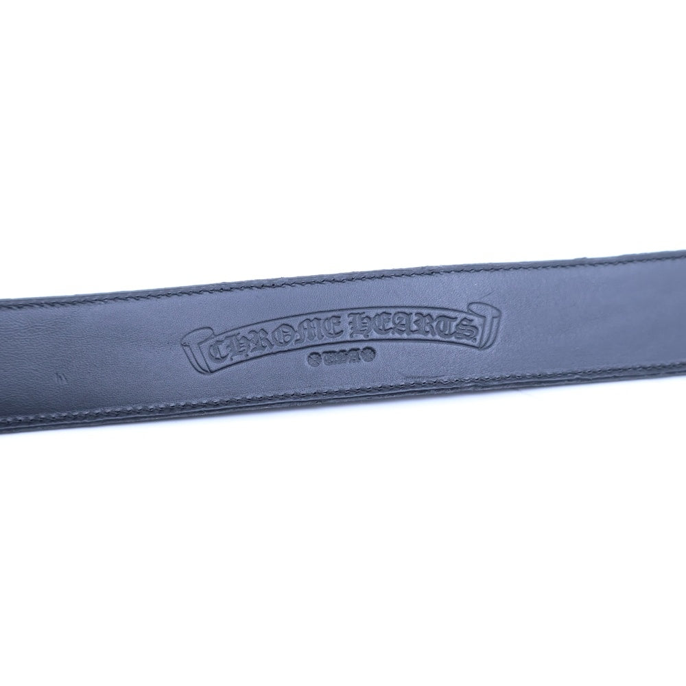 CHROME HEARTS(クロムハーツ) BLT ROLLER 3PC1.5 1.5inch 3PCローラー レザーベルト ブラック/ブロンズ