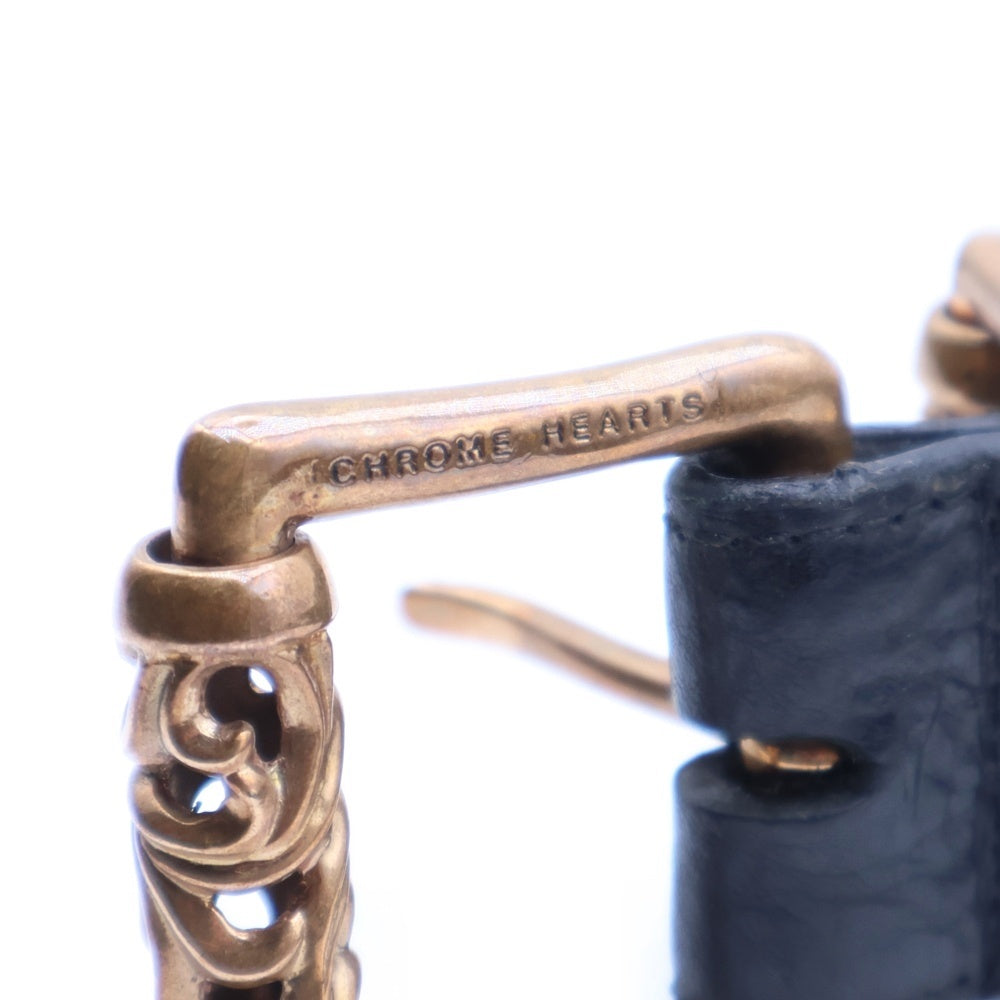CHROME HEARTS(クロムハーツ) BLT ROLLER 3PC1.5 1.5inch 3PCローラー レザーベルト ブラック/ブロンズ