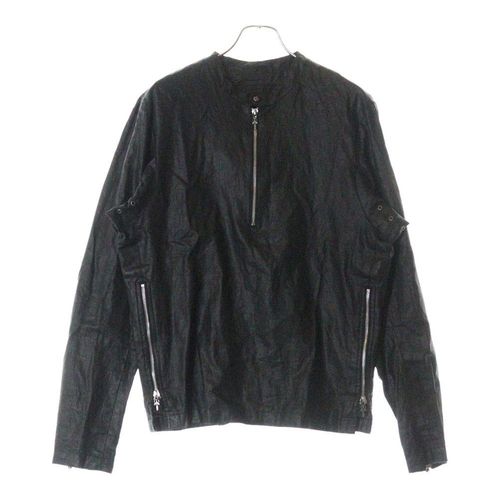 CHROME HEARTS(クロムハーツ) EZ RIDER イージーライダー ダガーハーフジップリネンジャケット ブラック/シルバー