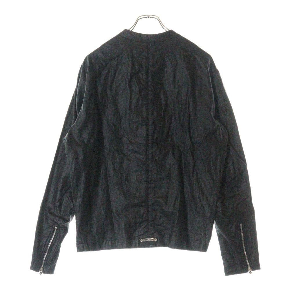 CHROME HEARTS(クロムハーツ) EZ RIDER イージーライダー ダガーハーフジップリネンジャケット ブラック/シルバー