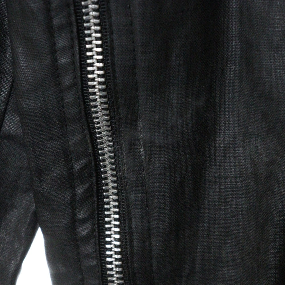CHROME HEARTS(クロムハーツ) EZ RIDER イージーライダー ダガーハーフジップリネンジャケット ブラック/シルバー