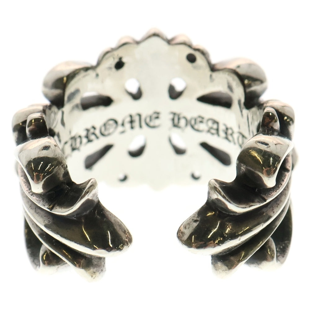 CHROME HEARTS(クロムハーツ) DBL FLRL CRS ダブルフローラルクロス リング シルバー BCA390