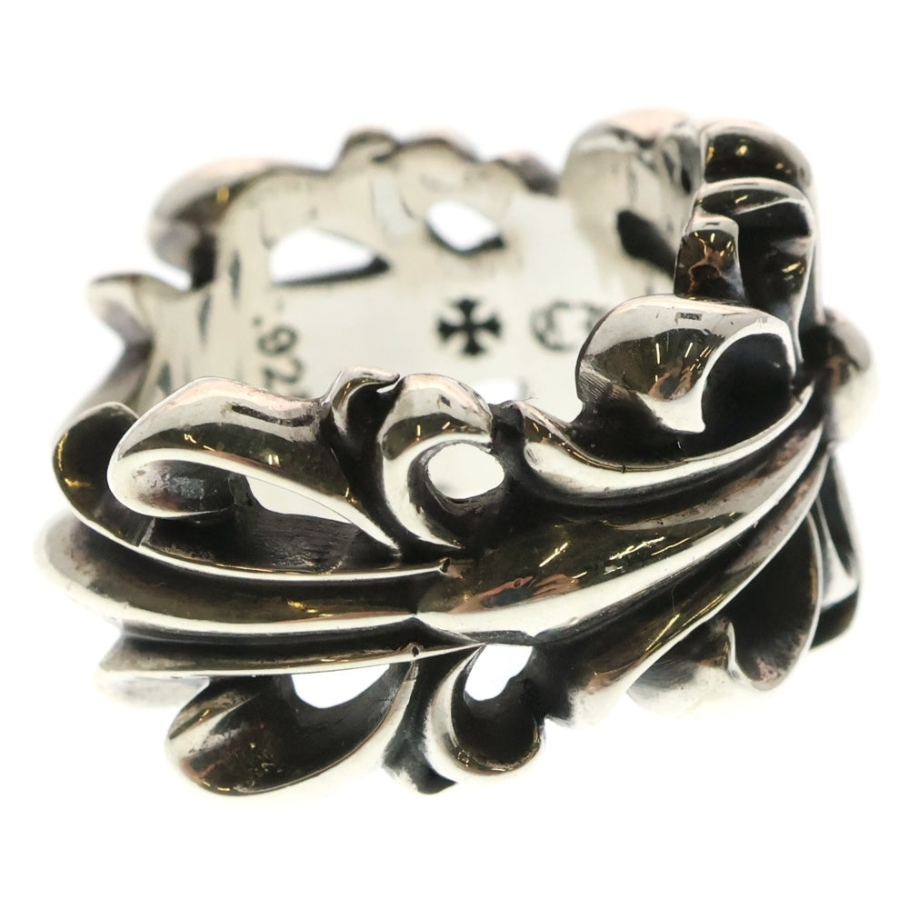 CHROME HEARTS(クロムハーツ) DBL FLRL CRS ダブルフローラルクロス リング シルバー BCA390