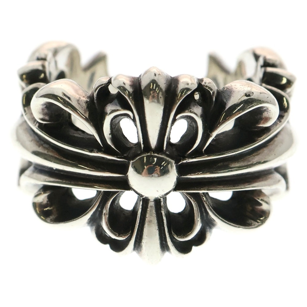 CHROME HEARTS(クロムハーツ) DBL FLRL CRS ダブルフローラルクロス リング シルバー BCA390