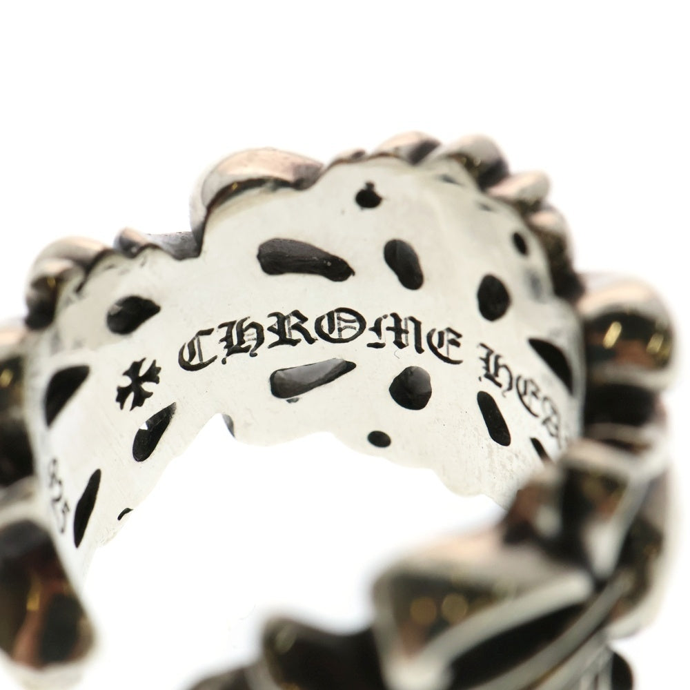 CHROME HEARTS(クロムハーツ) DBL FLRL CRS ダブルフローラルクロス リング シルバー BCA390