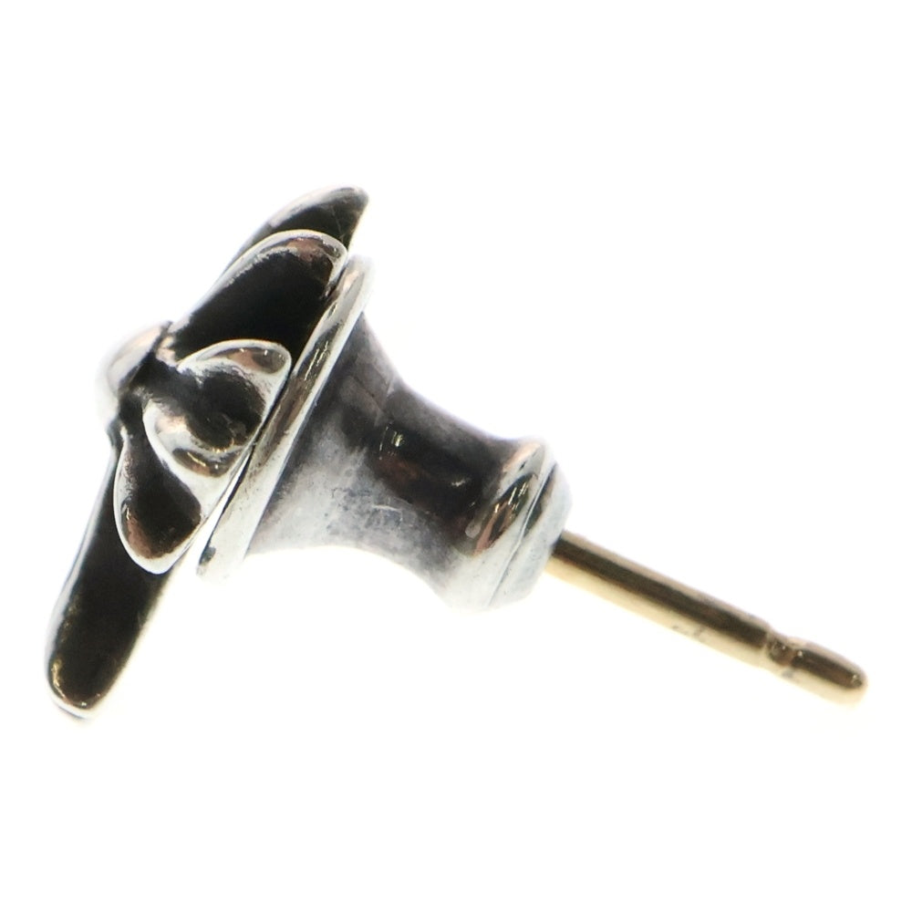 CHROME HEARTS(クロムハーツ) No2 CH CRS CHクロス スタッズピアス シルバー BCA407