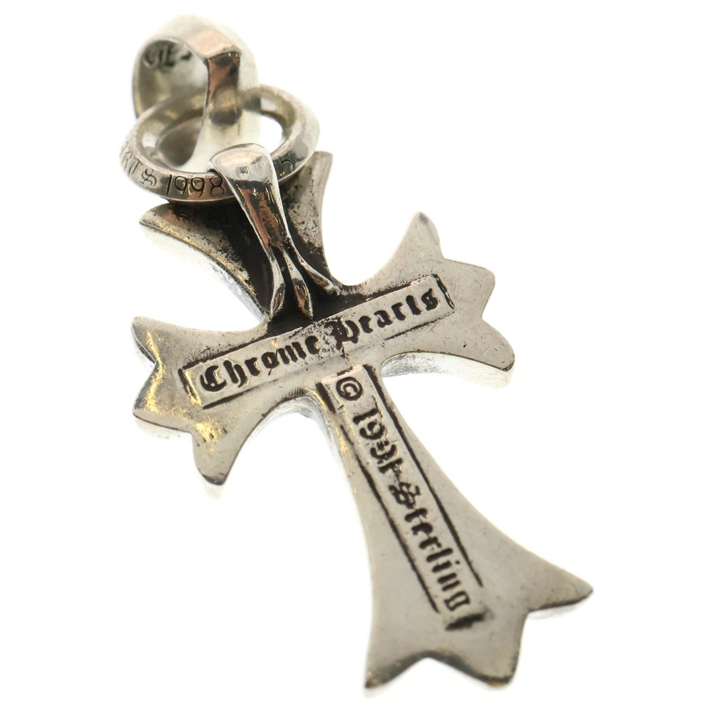 CHROME HEARTS(クロムハーツ) CH CRS SML W/BALE Wベイル スモールCHクロス ペンダントトップ シルバー BCA218