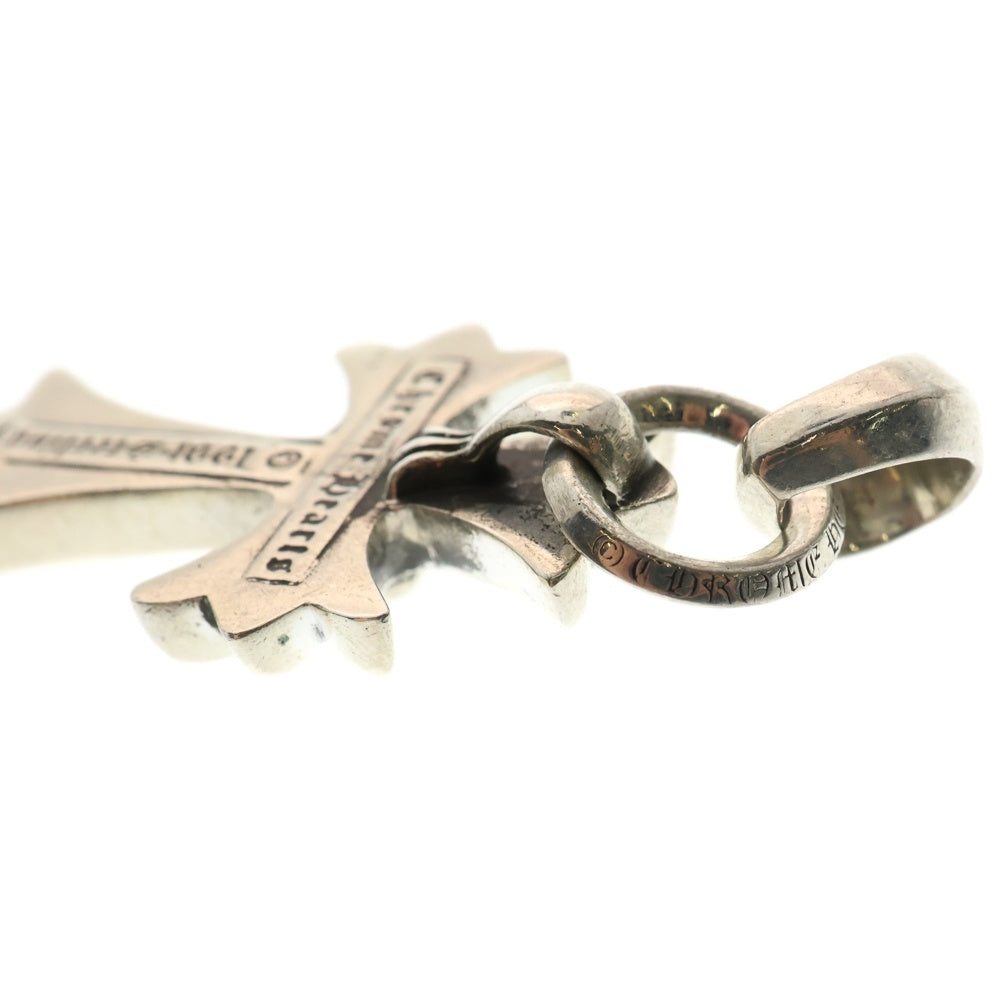 CHROME HEARTS(クロムハーツ) CH CRS SML W/BALE Wベイル スモールCHクロス ペンダントトップ シルバー BCA218
