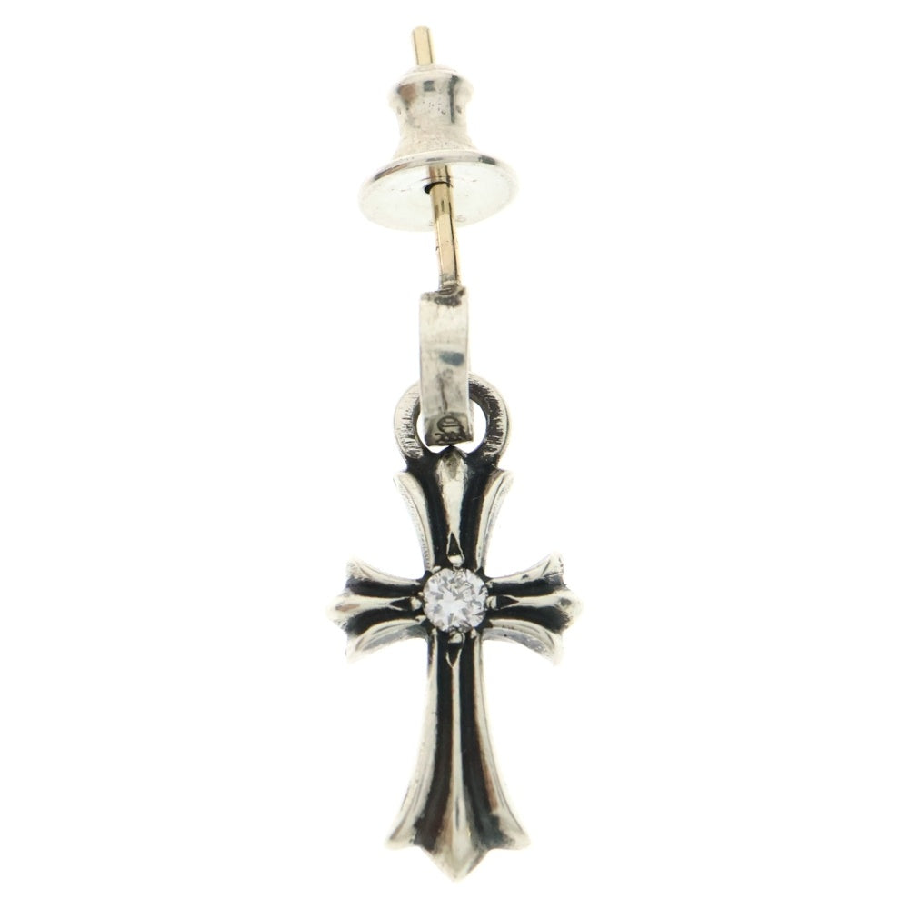 CHROME HEARTS(クロムハーツ) BBY F PPRCHN 1 DIA/ベイビーファットドロップ 1 ダイヤ ピアス シルバー