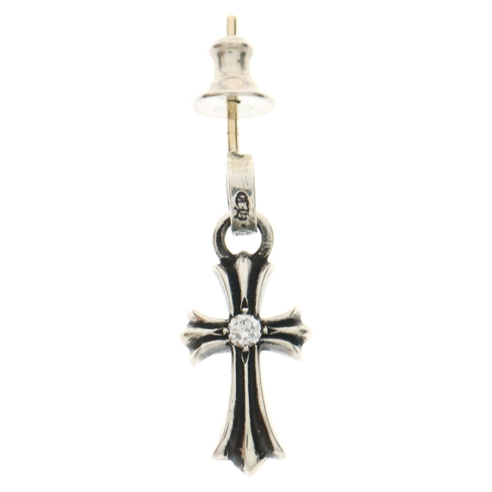 CHROME HEARTS(クロムハーツ) BBY F PPRCHN 1 DIA/ベイビーファットドロップ 1 ダイヤ ピアス シルバー