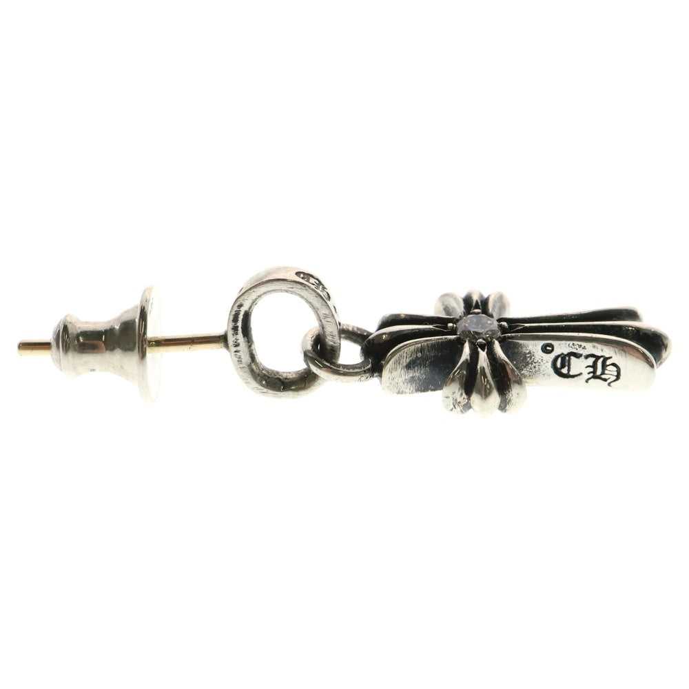 CHROME HEARTS(クロムハーツ) BBY F PPRCHN 1 DIA/ベイビーファットドロップ 1 ダイヤ ピアス シルバー
