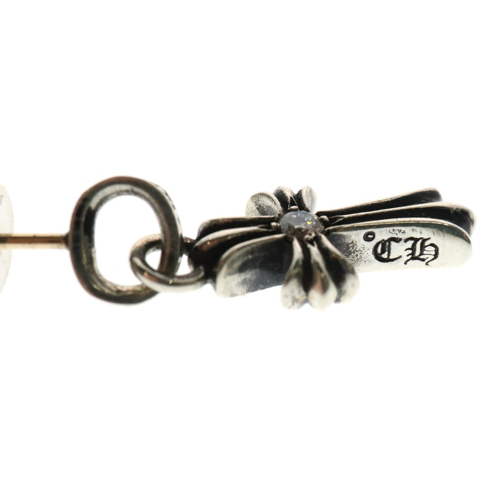 CHROME HEARTS(クロムハーツ) BBY F PPRCHN 1 DIA/ベイビーファットドロップ 1 ダイヤ ピアス シルバー