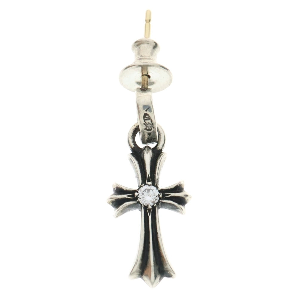 CHROME HEARTS(クロムハーツ) BBY F PPRCHN 1 DIA/ベイビーファットドロップ 1 ダイヤ ピアス シルバー