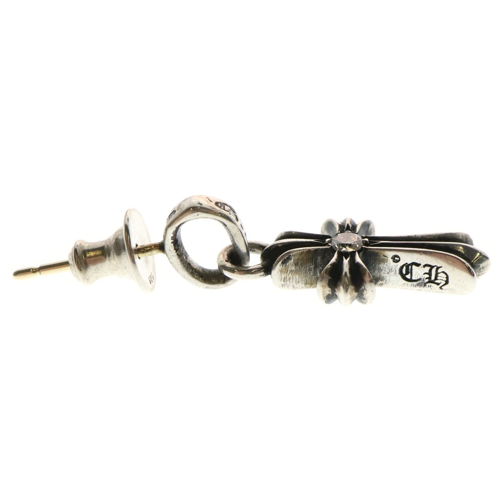CHROME HEARTS(クロムハーツ) BBY F PPRCHN 1 DIA/ベイビーファットドロップ 1 ダイヤ ピアス シルバー