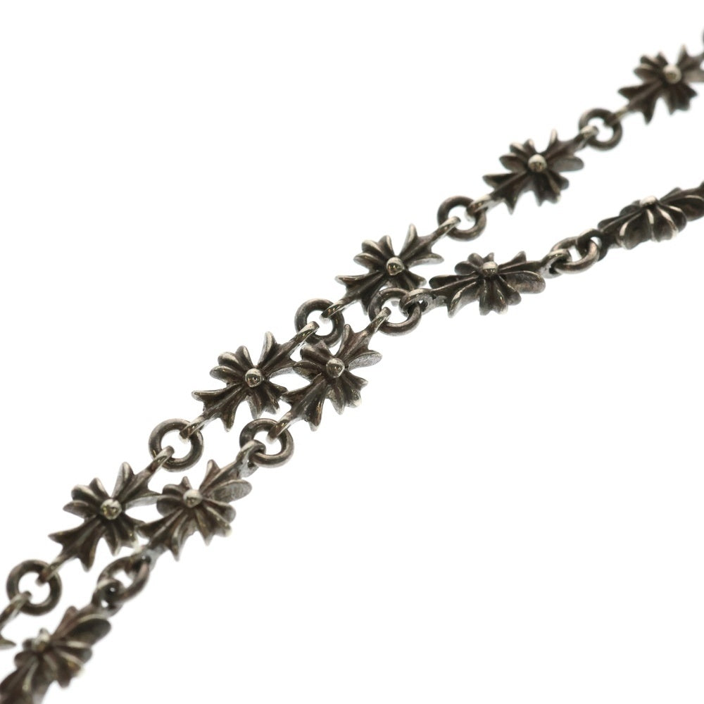 CHROME HEARTS(クロムハーツ) TNY E16 CRS F P DIA タイニーEファットクロス シルバー PAVEダイヤネックレス
