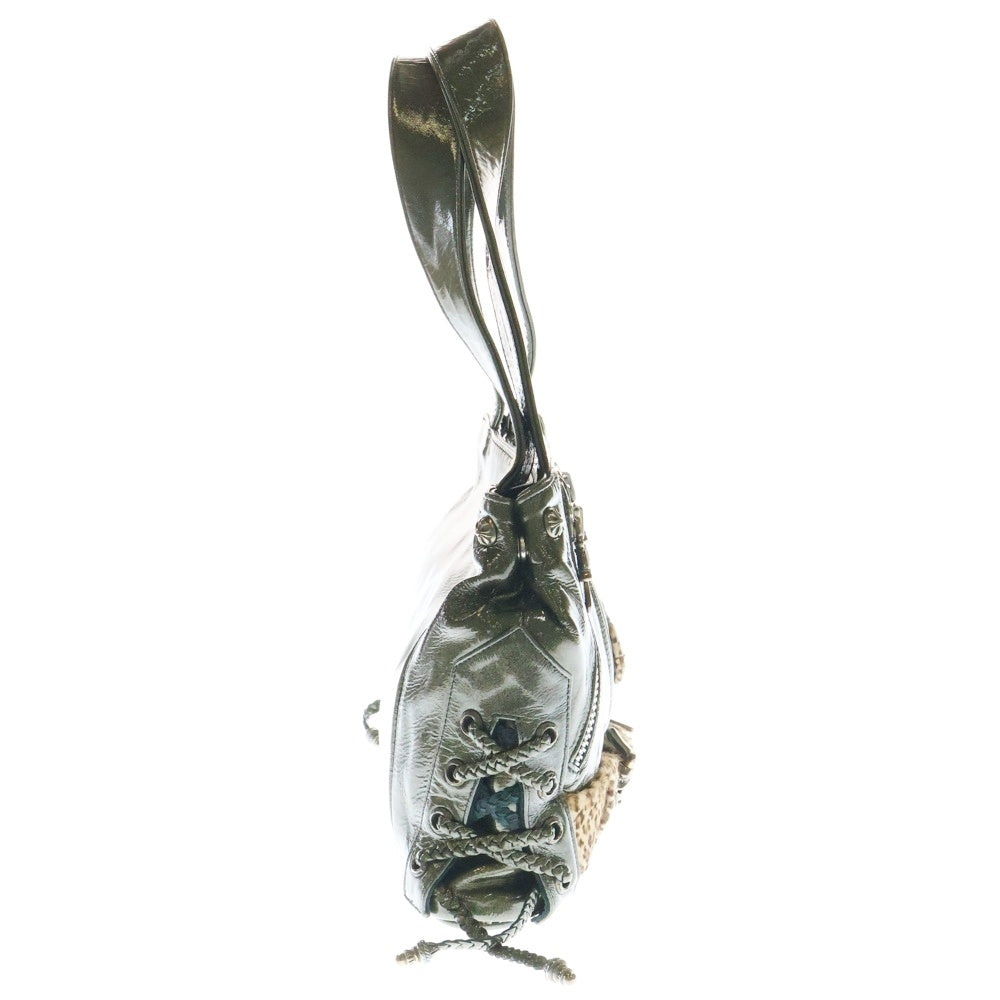 CHROME HEARTS(クロムハーツ) JJ DEAN SMALL JJディーン スモール トートバッグ レオパード/グリーン