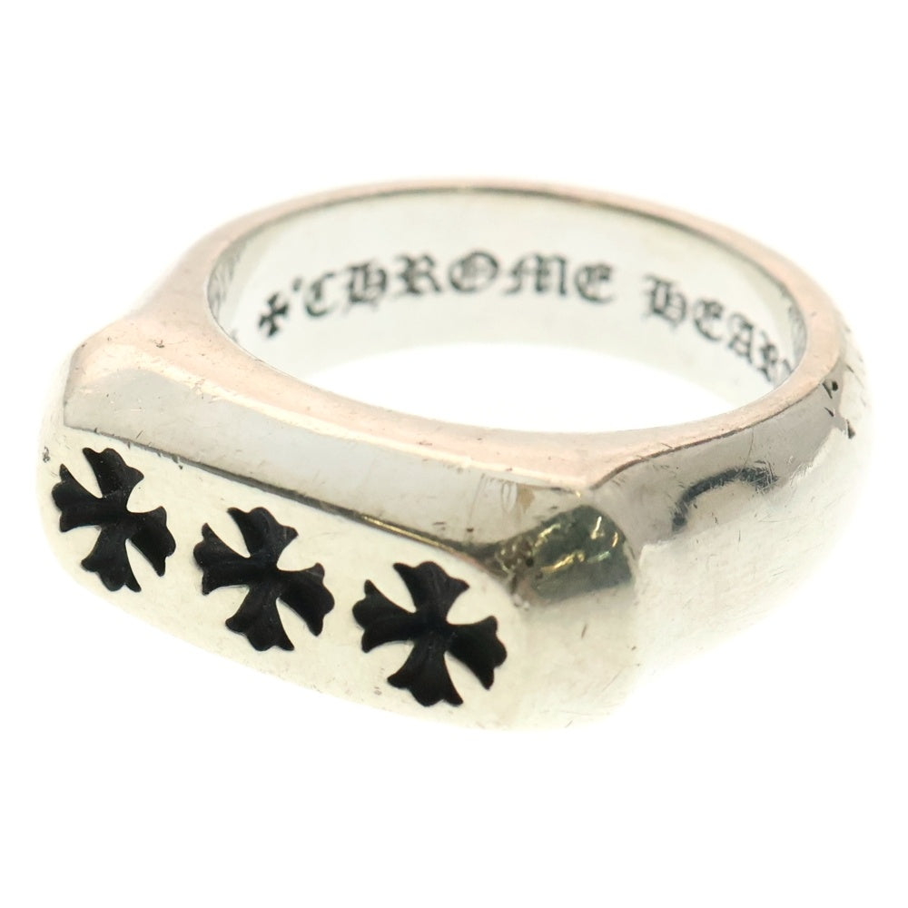 CHROME HEARTS(クロムハーツ) LIL PJ 3CH PLUS リル PJ 3CHプラスシルバーリング シルバー
