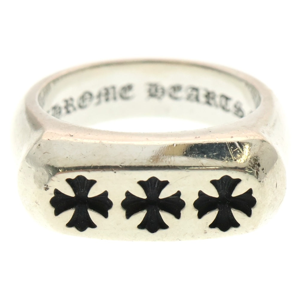 CHROME HEARTS(クロムハーツ) LIL PJ 3CH PLUS リル PJ 3CHプラスシルバーリング シルバー