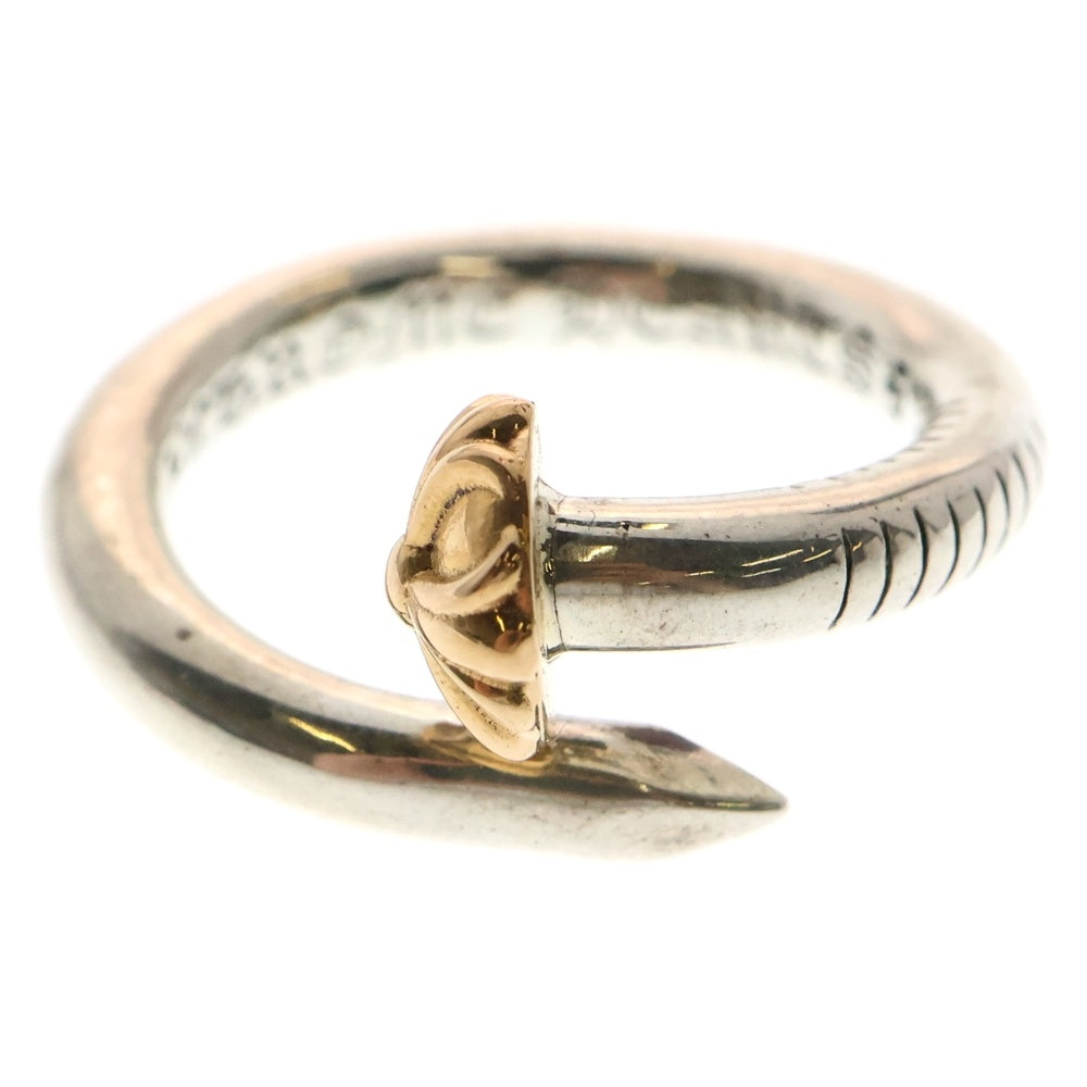 CHROME HEARTS(クロムハーツ) NAIL CRSBALL W GLD ネイルクロスボール シルバー ゴールドコンビリング