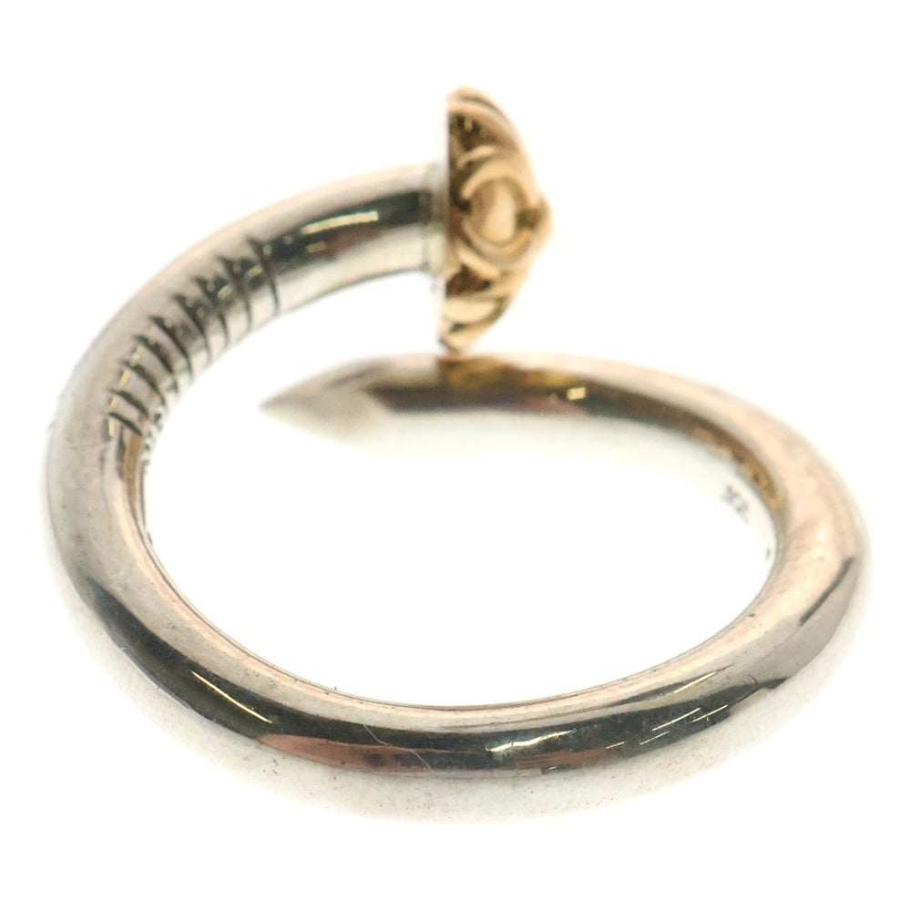 CHROME HEARTS(クロムハーツ) NAIL CRSBALL W GLD ネイルクロスボール シルバー ゴールドコンビリング