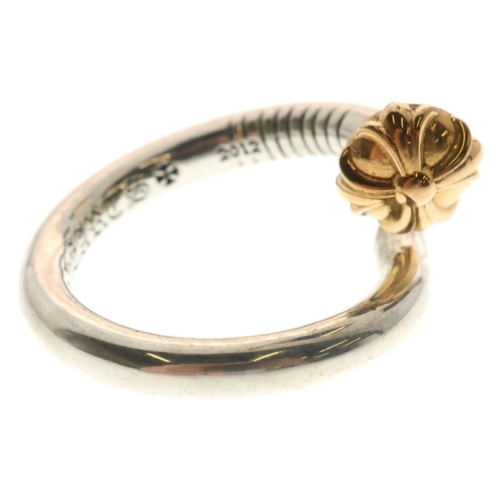 CHROME HEARTS(クロムハーツ) NAIL CRSBALL W GLD ネイルクロスボール シルバー ゴールドコンビリング