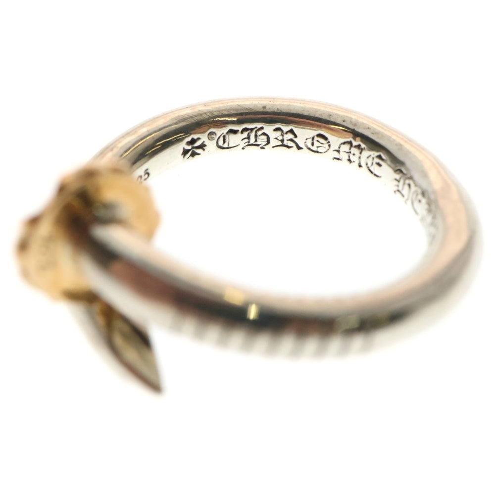 CHROME HEARTS(クロムハーツ) NAIL CRSBALL W GLD ネイルクロスボール シルバー ゴールドコンビリング