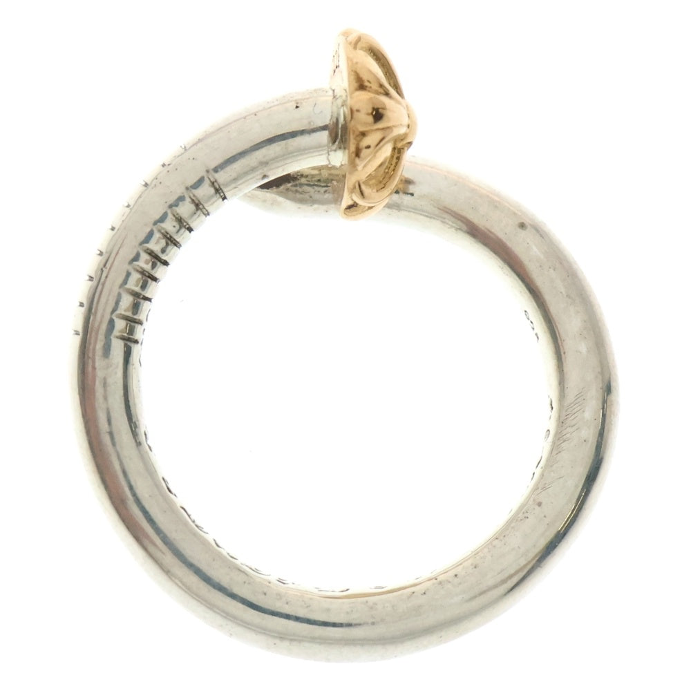 CHROME HEARTS(クロムハーツ) NAIL CRSBALL W GLD ネイルクロスボール シルバー ゴールドコンビリング
