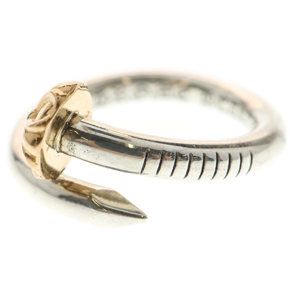 CHROME HEARTS(クロムハーツ) NAIL CRSBALL W GLD ネイルクロスボール シルバー ゴールドコンビリング