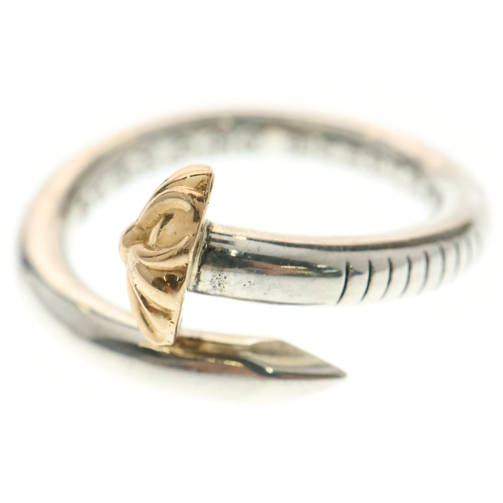 CHROME HEARTS(クロムハーツ) NAIL CRSBALL W GLD ネイルクロスボール シルバー ゴールドコンビリング