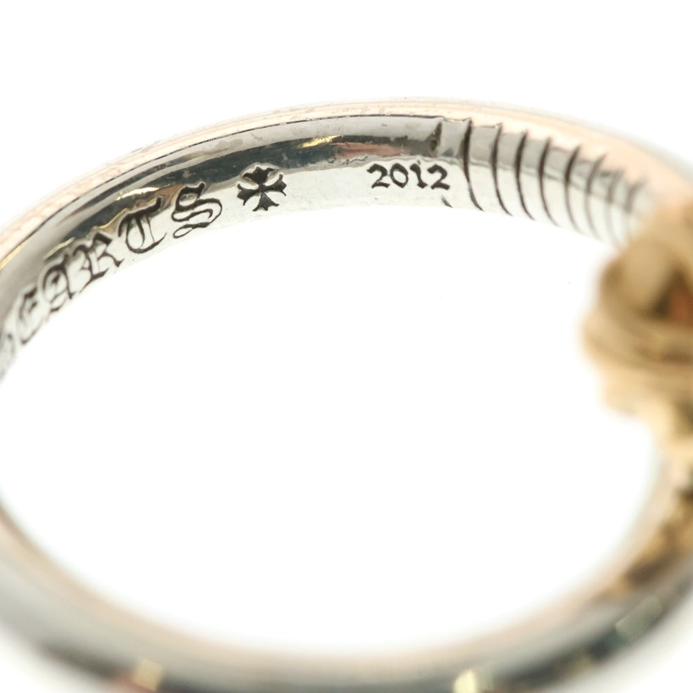 CHROME HEARTS(クロムハーツ) NAIL CRSBALL W GLD ネイルクロスボール シルバー ゴールドコンビリング