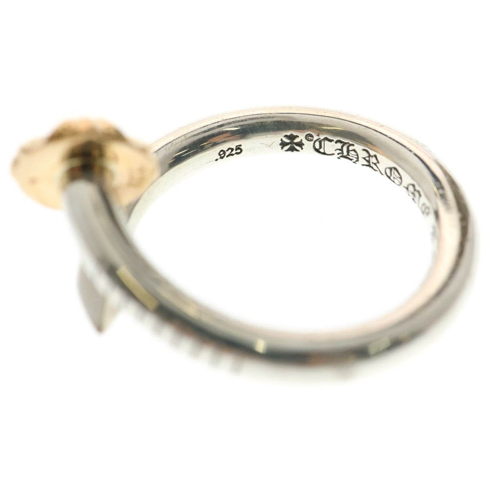 CHROME HEARTS(クロムハーツ) NAIL CRSBALL W GLD ネイルクロスボール シルバー ゴールドコンビリング
