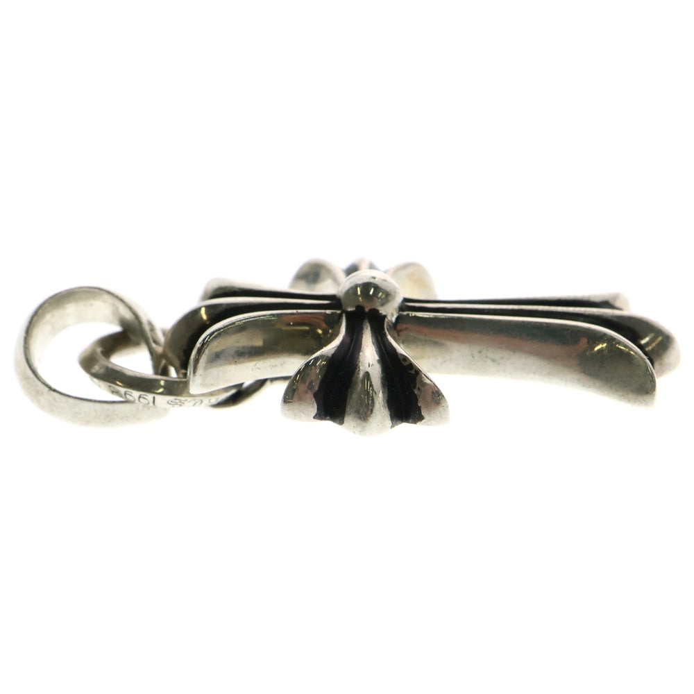 CHROME HEARTS(クロムハーツ) CH CRS SML W BALE スモールCHクロスベイル Wベイル シルバーネックレストップ