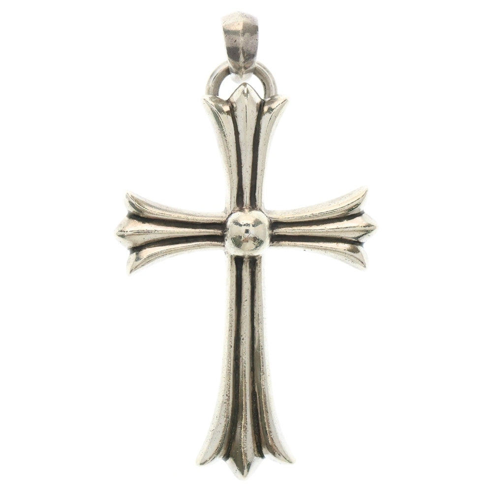 CHROME HEARTS(クロムハーツ) CH CRS LG W BALE ラージCHクロス Wベイル シルバーネックレストップ
